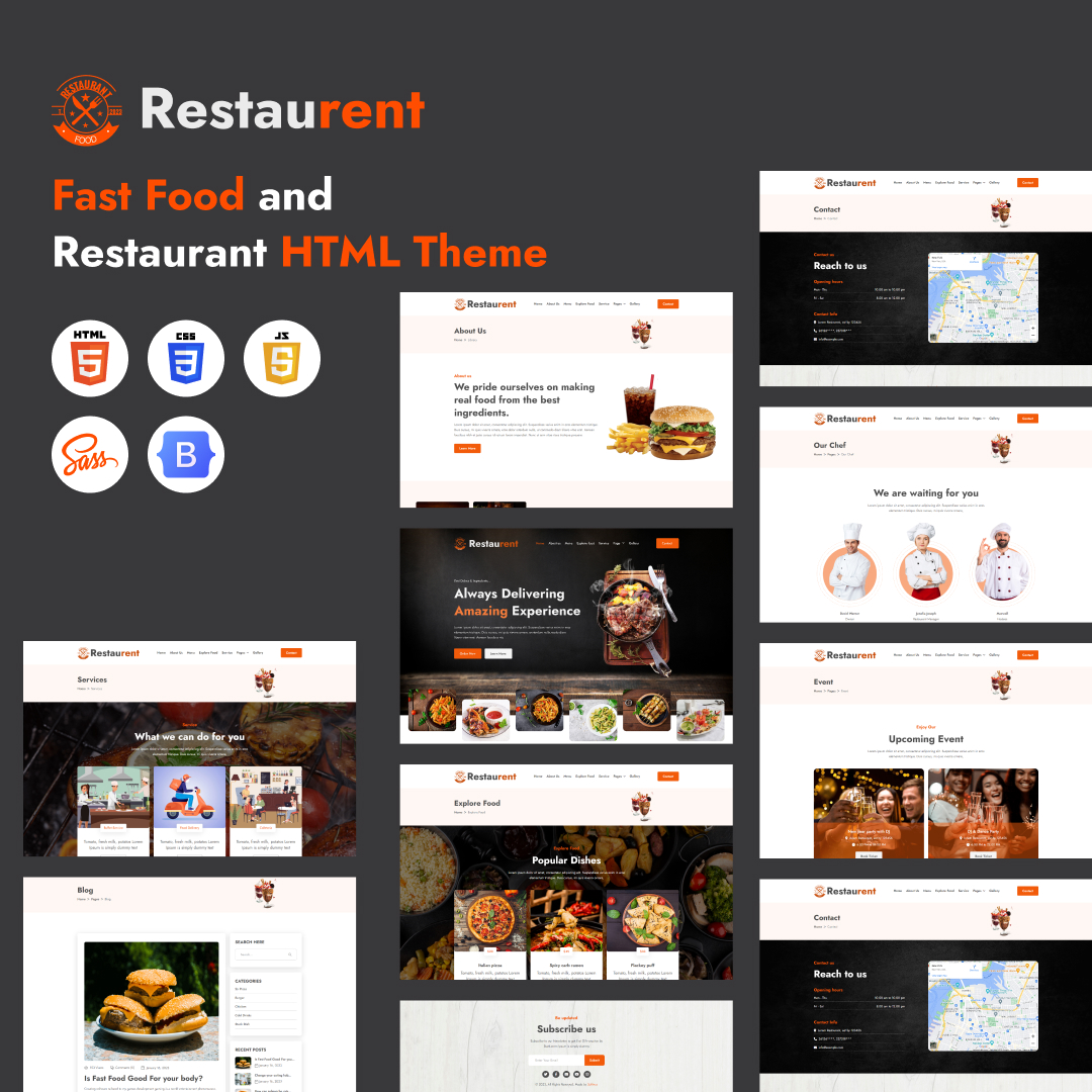  template | Cafe and Restaurant
 | ID: 10046