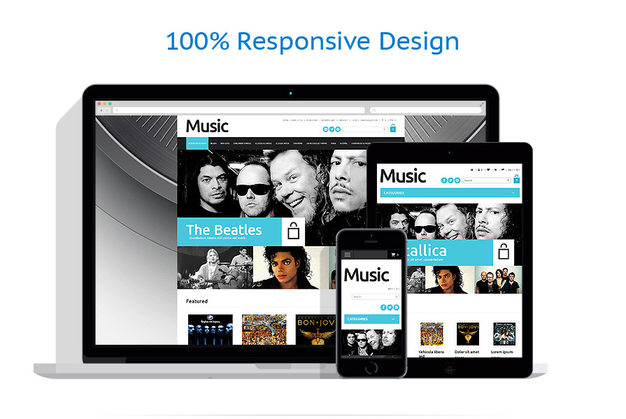 Sablon responsive de | Muzica
 | ID: 1017