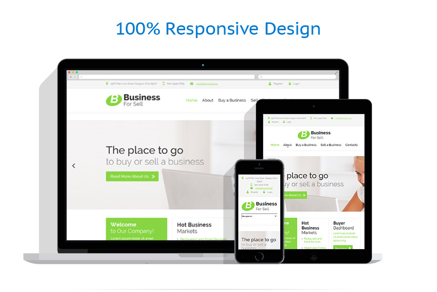 Sablon responsive de | Business
 | ID: 1024