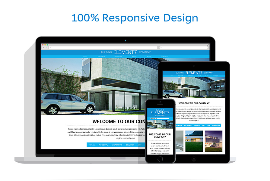 Sablon responsive de | Arhitectura
 | ID: 1025