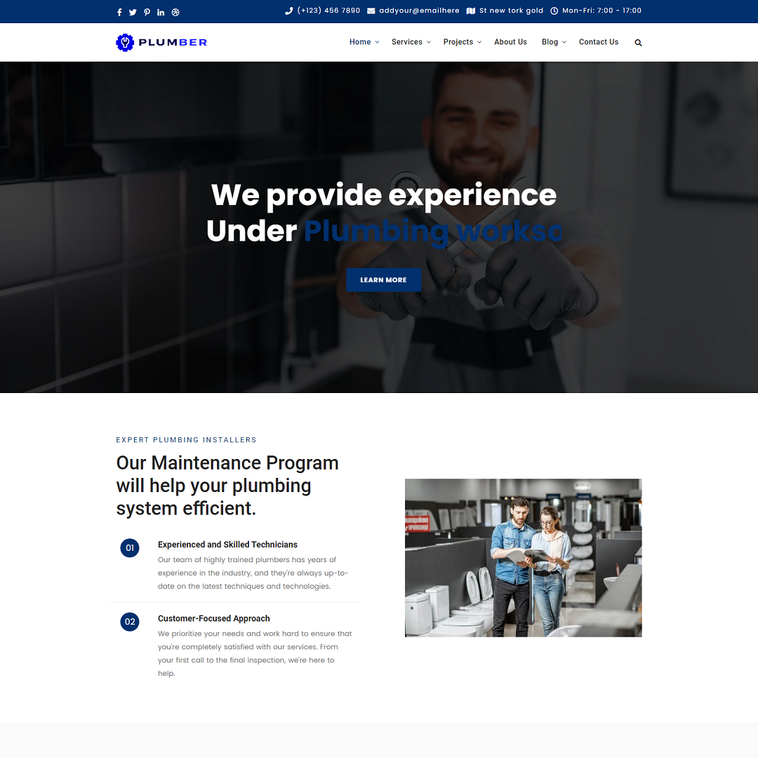  template | Maintenance Services
 | ID: 10255