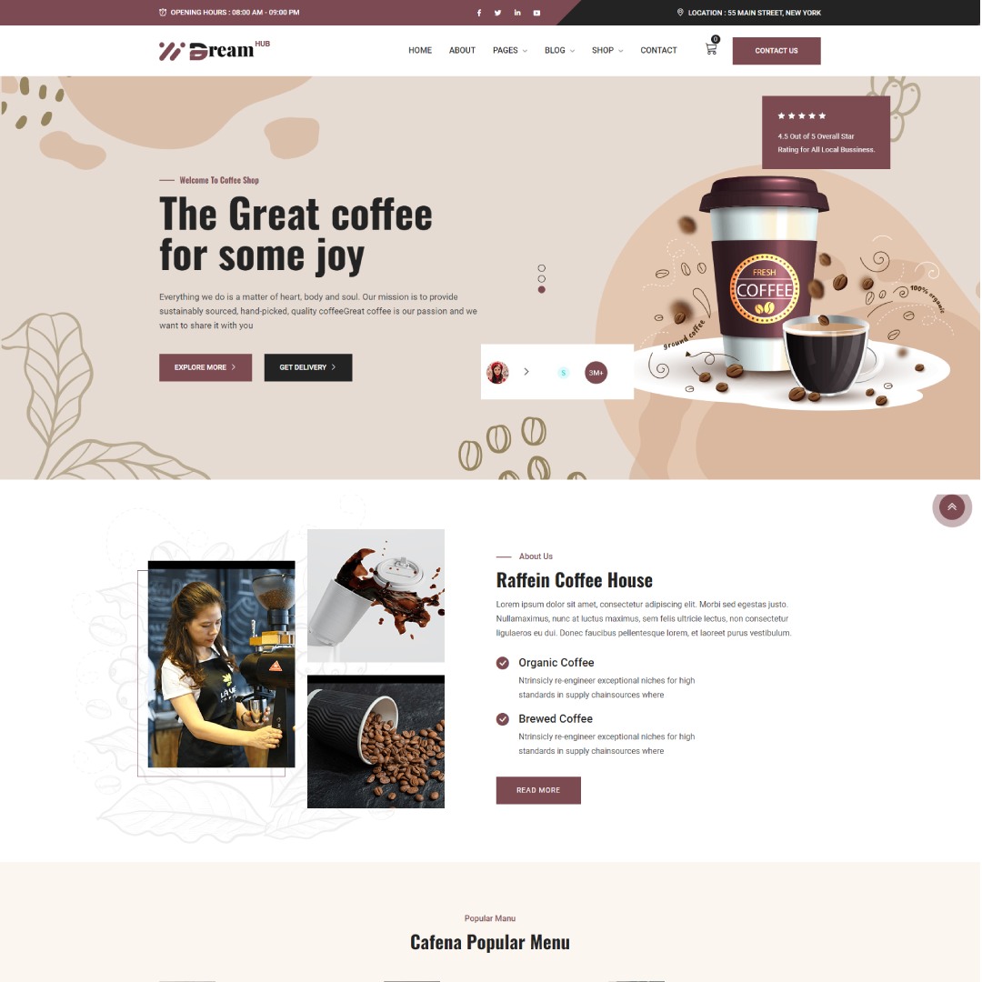  template | Cafe and Restaurant
 | ID: 10313