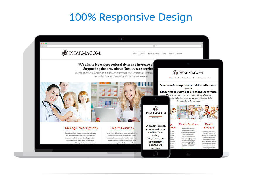 Sablon responsive de | Medical
 | ID: 1033