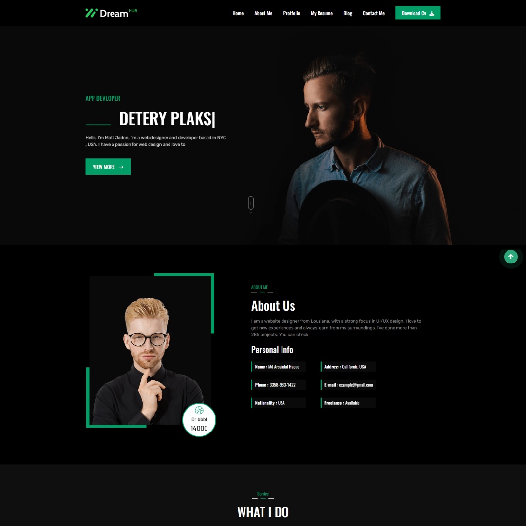  template | Personal pages
 | ID: 10362