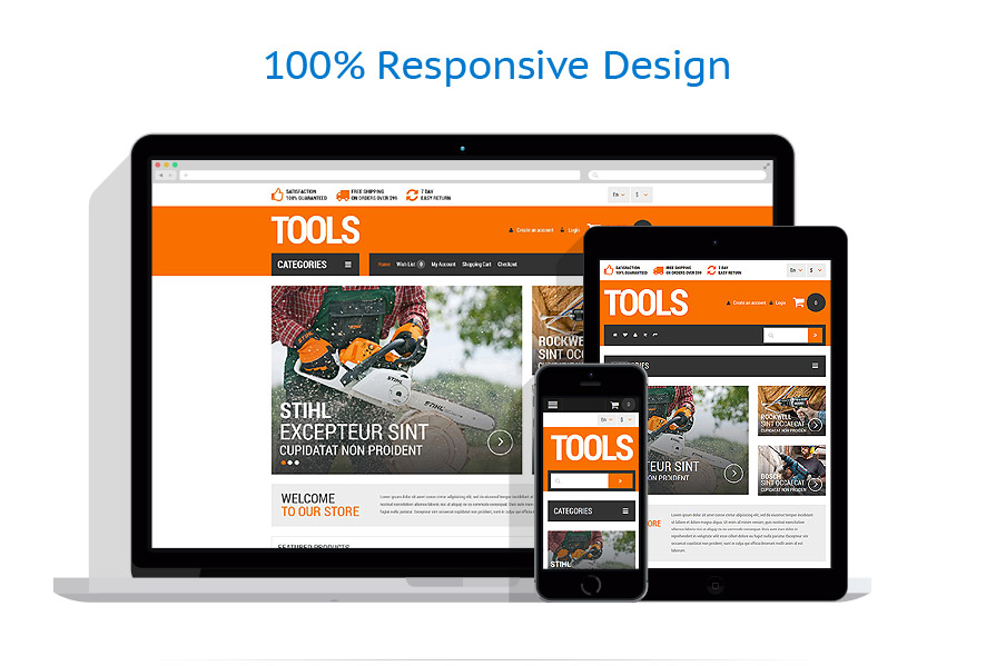 Sablon responsive de | Unelte & Echipamente
 | ID: 1037