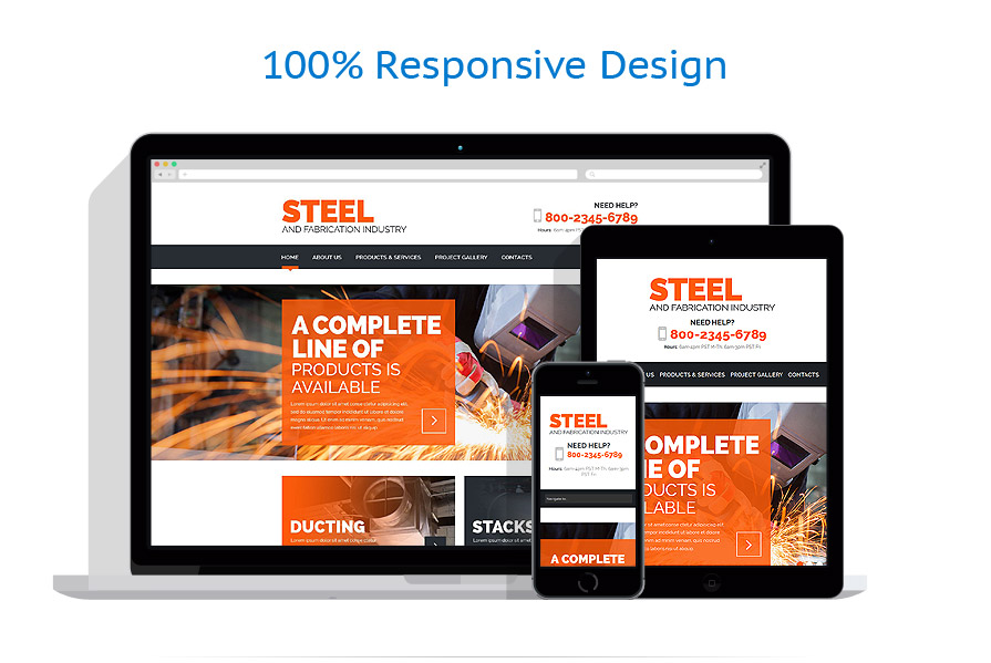 Sablon responsive de | Industrial
 | ID: 1042