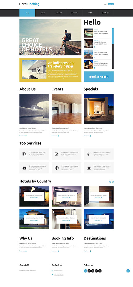 Sablon de | Hoteluri
 | ID: 1044