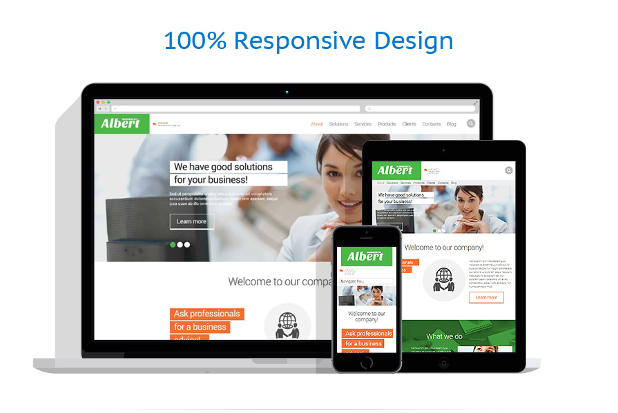 Sablon responsive de | Business
 | ID: 1049