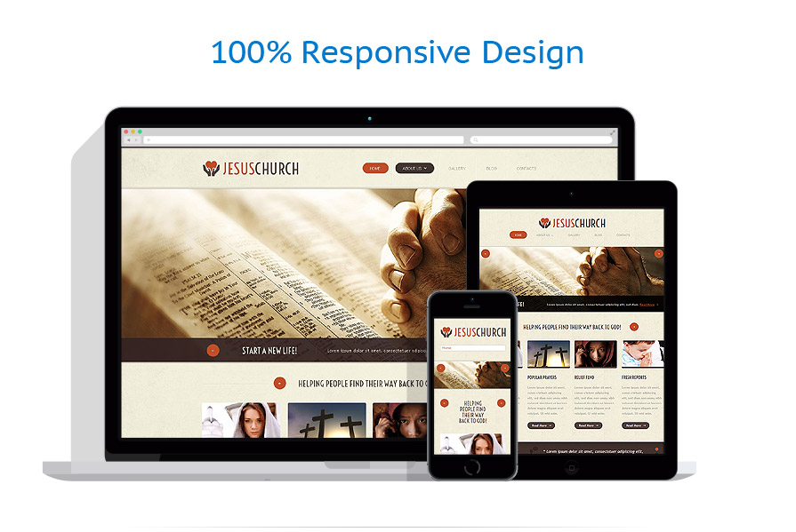 Sablon responsive de | Religie
 | ID: 1088