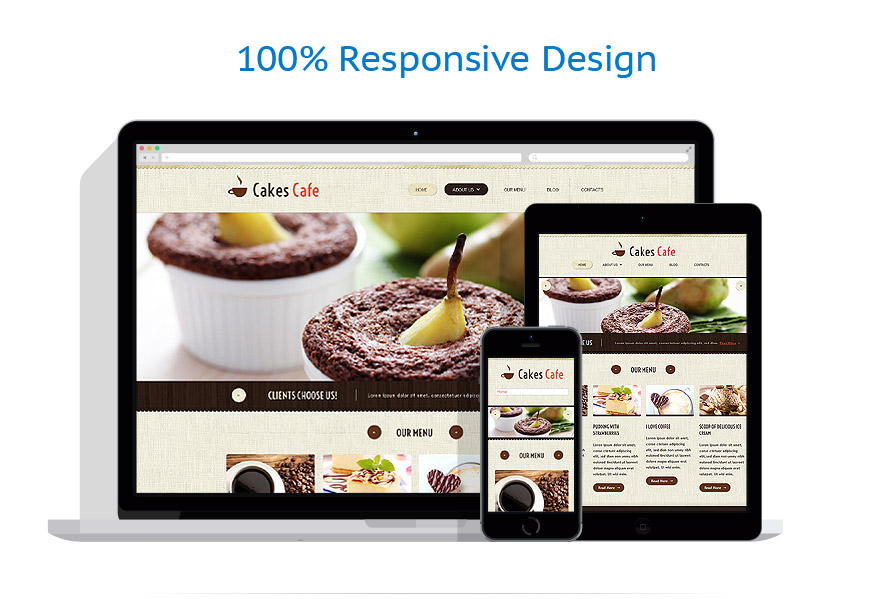 Sablon responsive de | Cafenele & Restaurante
 | ID: 1091