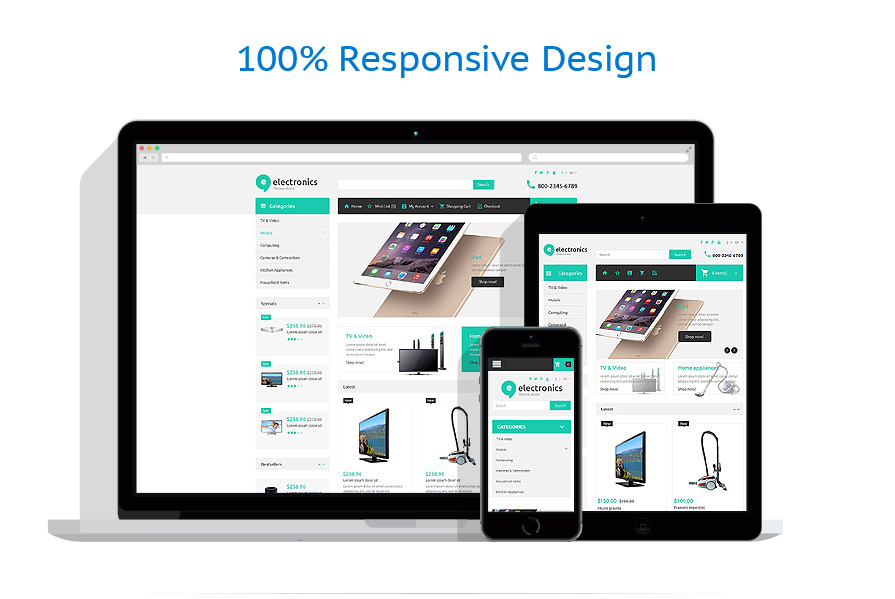 Sablon responsive de | Electronice
 | ID: 1098