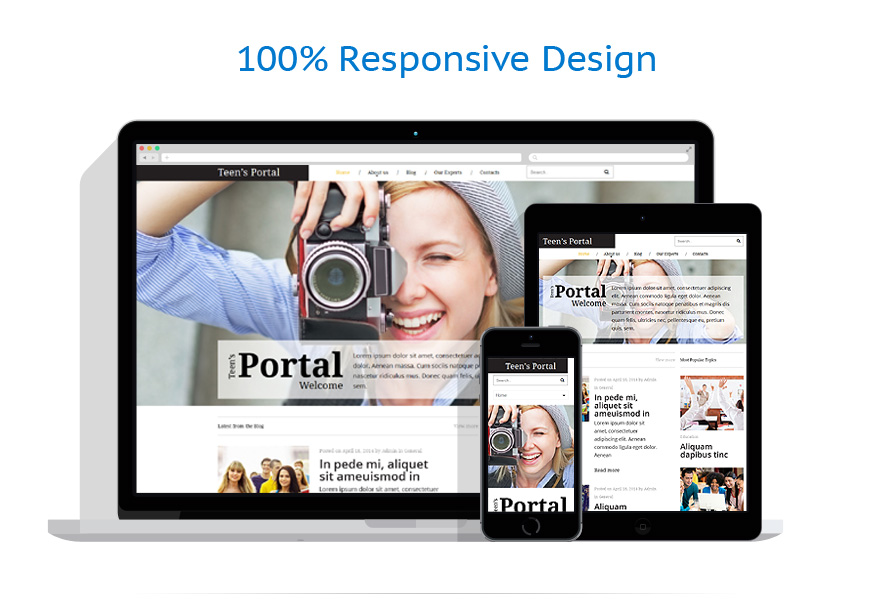 Sablon responsive de | Social & Cultural
 | ID: 1107