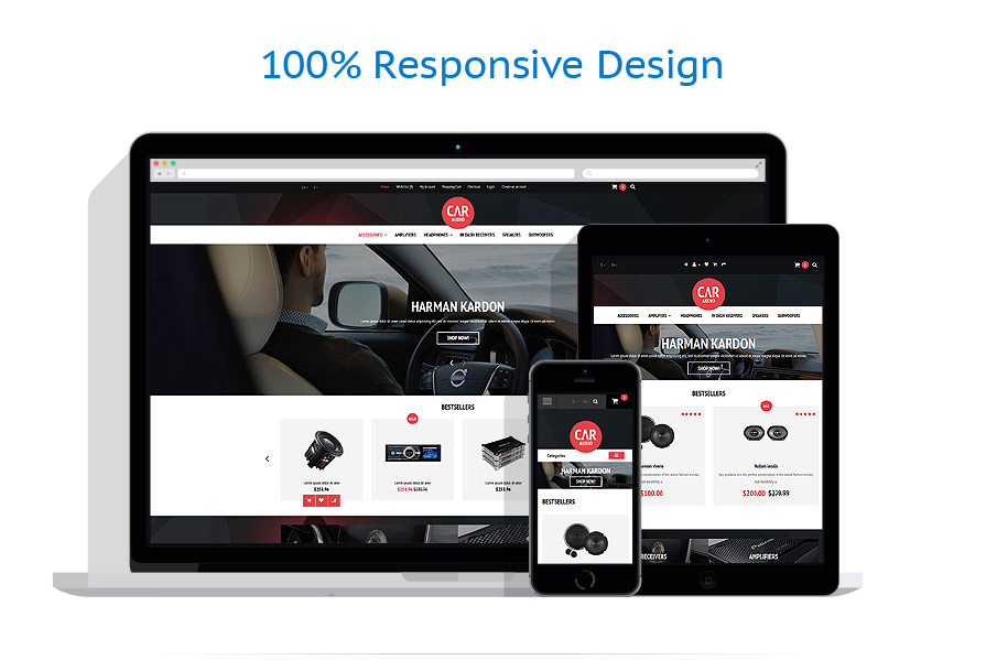 Sablon responsive de | Masini
 | ID: 1108