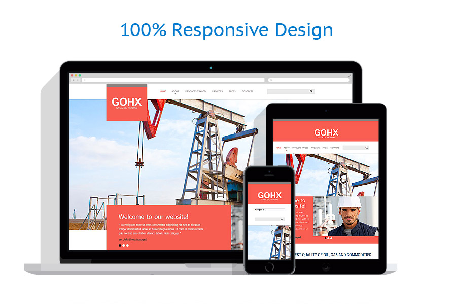 Sablon responsive de | Industrial
 | ID: 1112