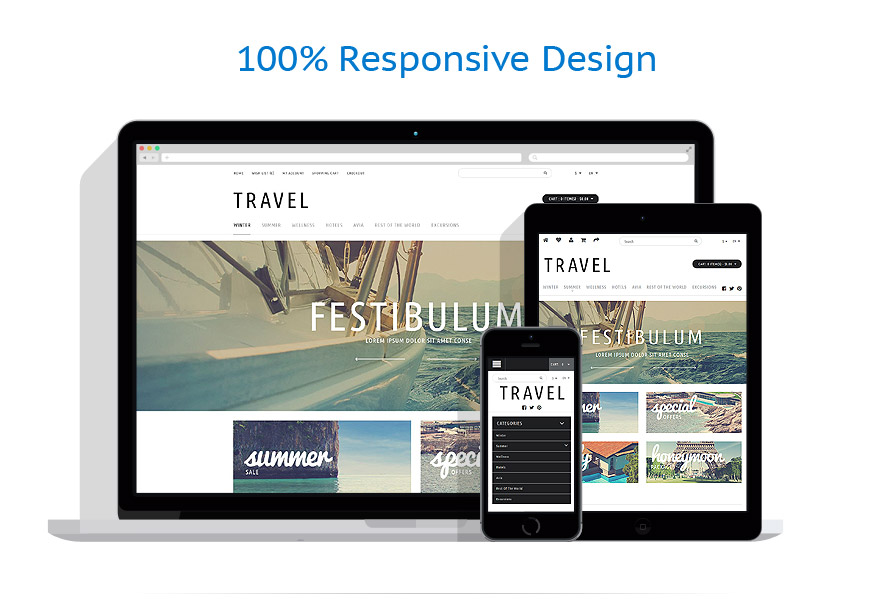 Sablon responsive de | Calatorii
 | ID: 1116