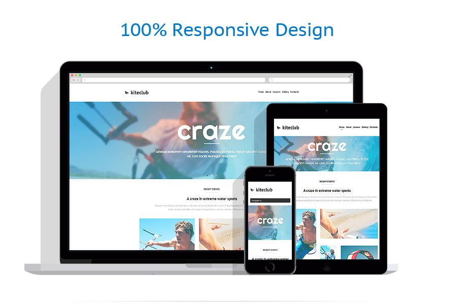 Sablon responsive de | Sport
 | ID: 1119