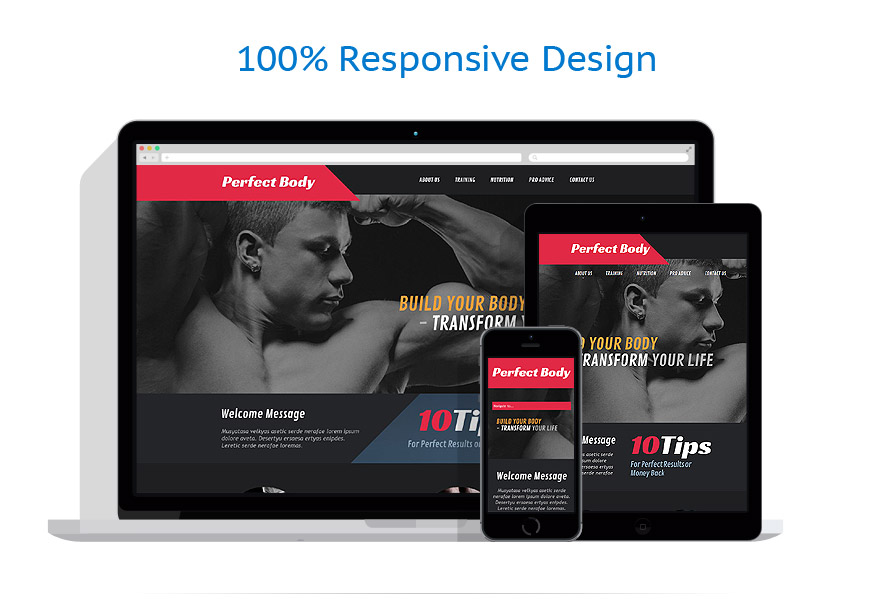 Sablon responsive de | Sport
 | ID: 1133