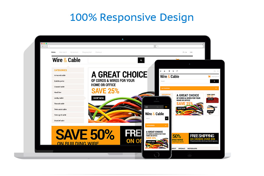 Sablon responsive de | Electronice
 | ID: 1182