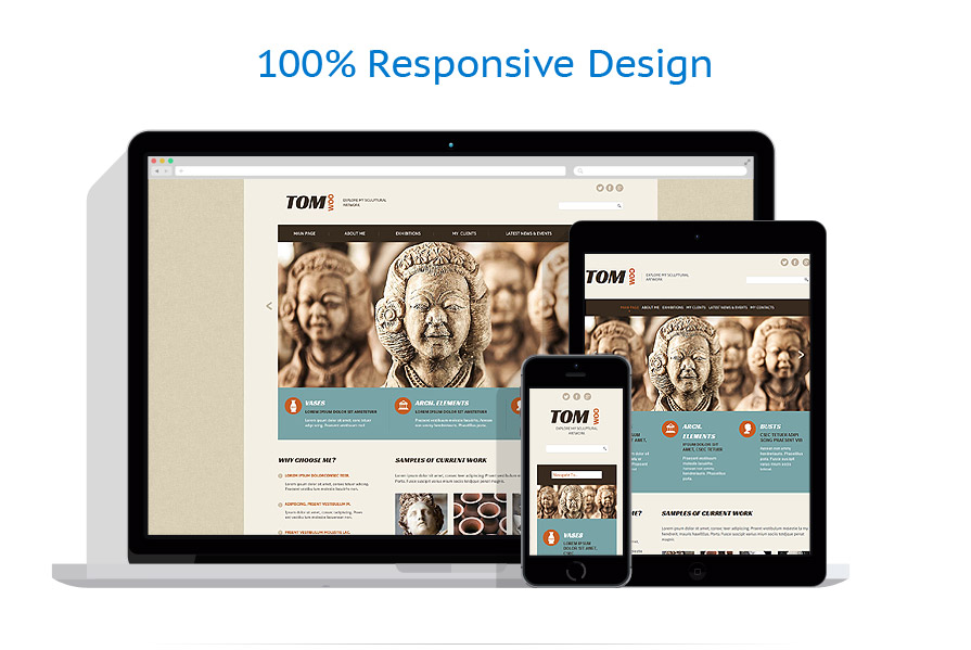 Sablon responsive de | Arta & Fotografie
 | ID: 1211