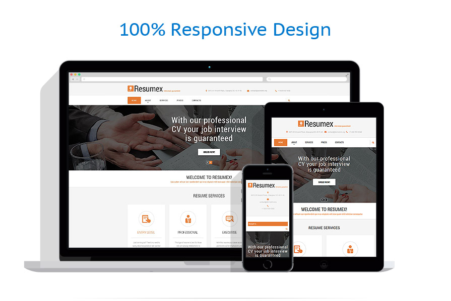 Sablon responsive de | Business
 | ID: 1873