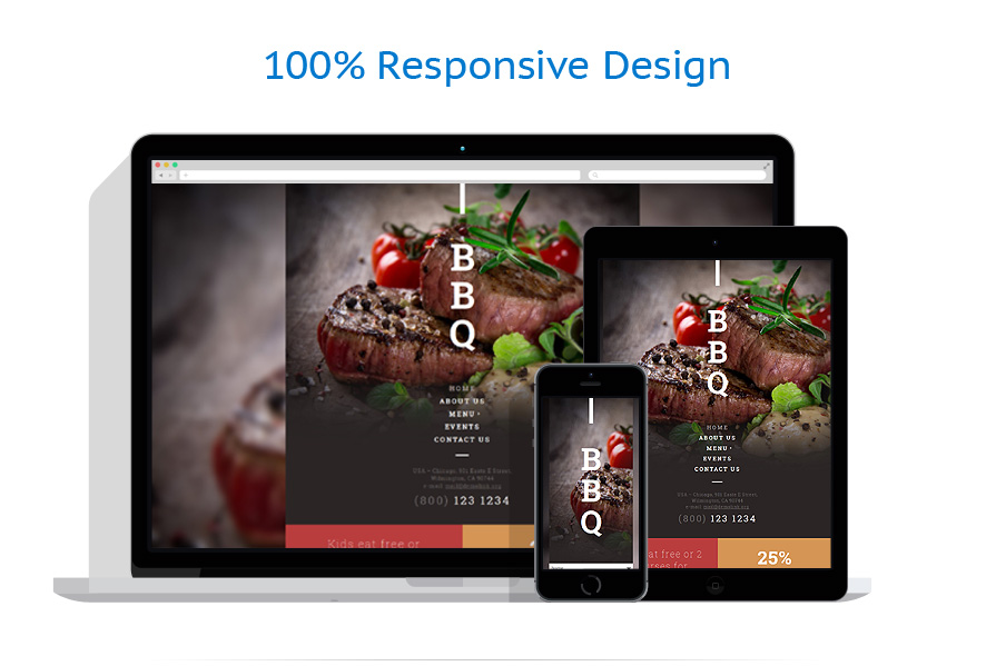 Sablon responsive de | Cafenele & Restaurante
 | ID: 1879