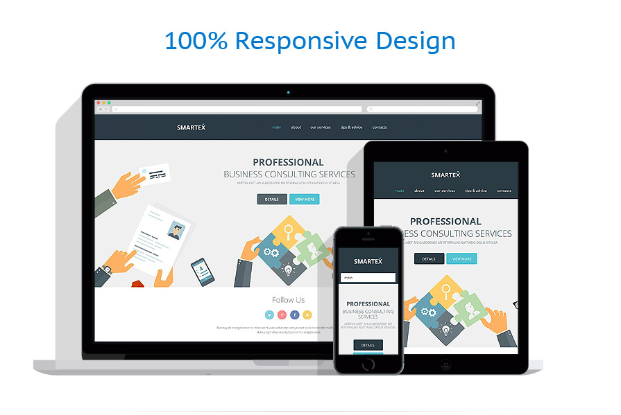 Sablon responsive de | Business
 | ID: 1884