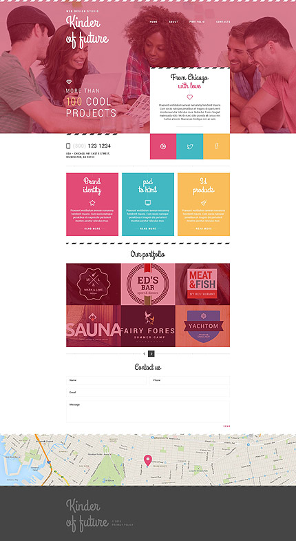 Sablon de | Web design
 | ID: 1885