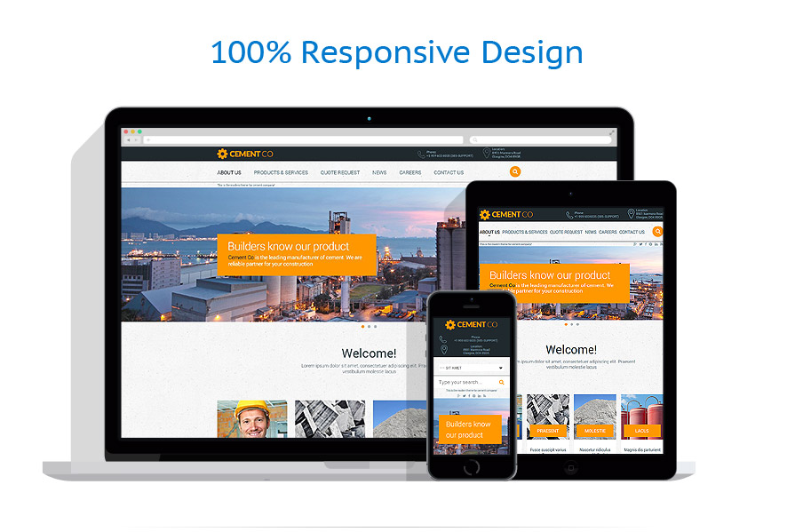 Sablon responsive de | Industrial
 | ID: 1931