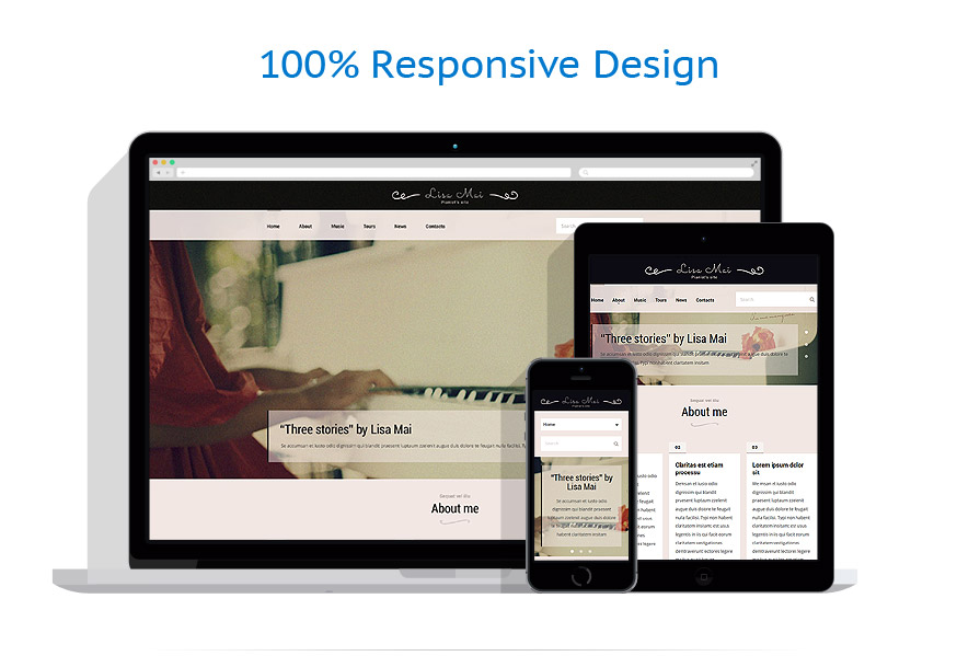  responsive template | Personal pages
 | ID: 1936