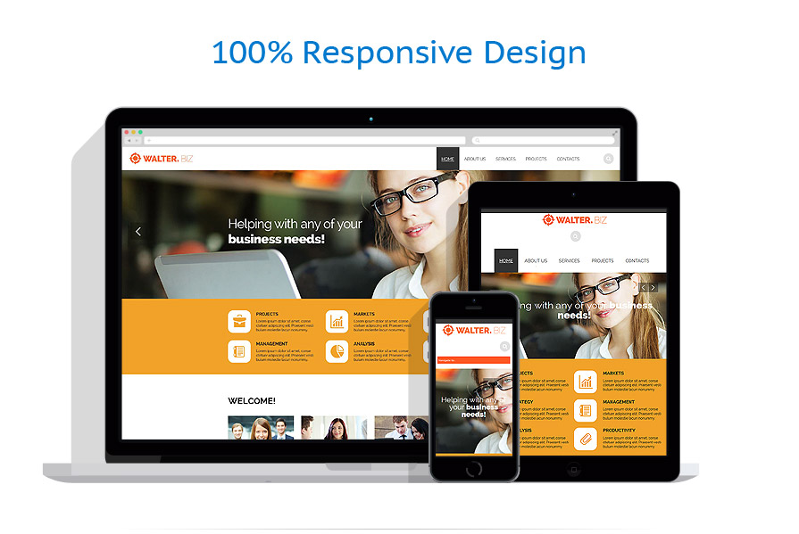 Sablon responsive de | Business
 | ID: 1962