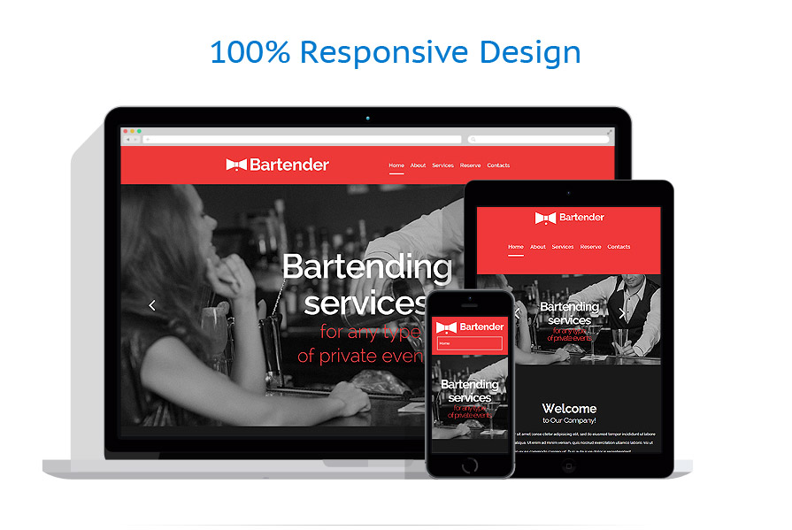 Sablon responsive de | Cafenele & Restaurante
 | ID: 1978