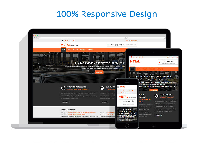 Sablon responsive de | Industrial
 | ID: 1985