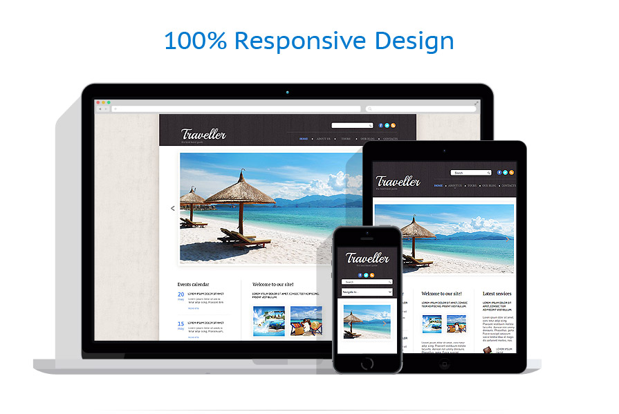 Sablon responsive de | Calatorii
 | ID: 2029