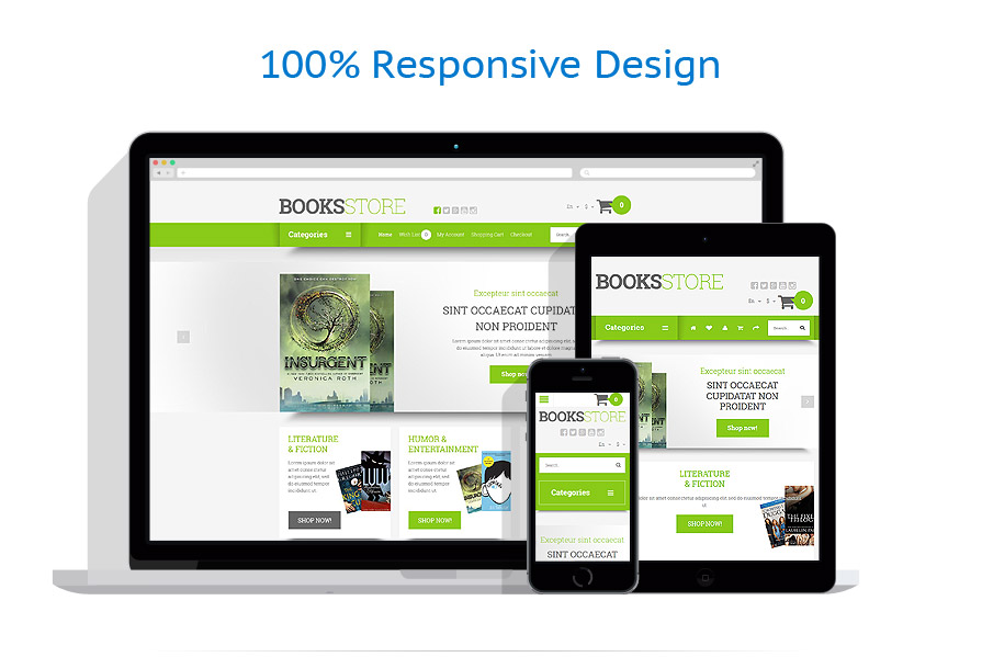 Sablon responsive de | Carti
 | ID: 2034