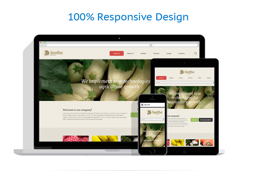 Sablon responsive de | Agricultura
 | ID: 2038