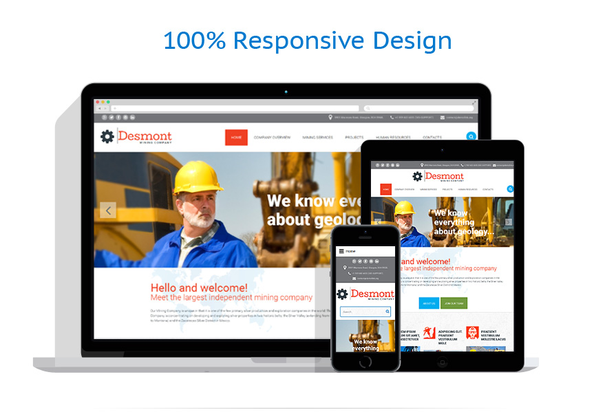 Sablon responsive de | Industrial
 | ID: 2054