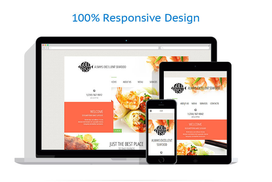 Sablon responsive de | Cafenele & Restaurante
 | ID: 2066