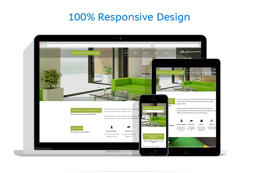 Sablon responsive de | Design Interior & Mobila
 | ID: 2110