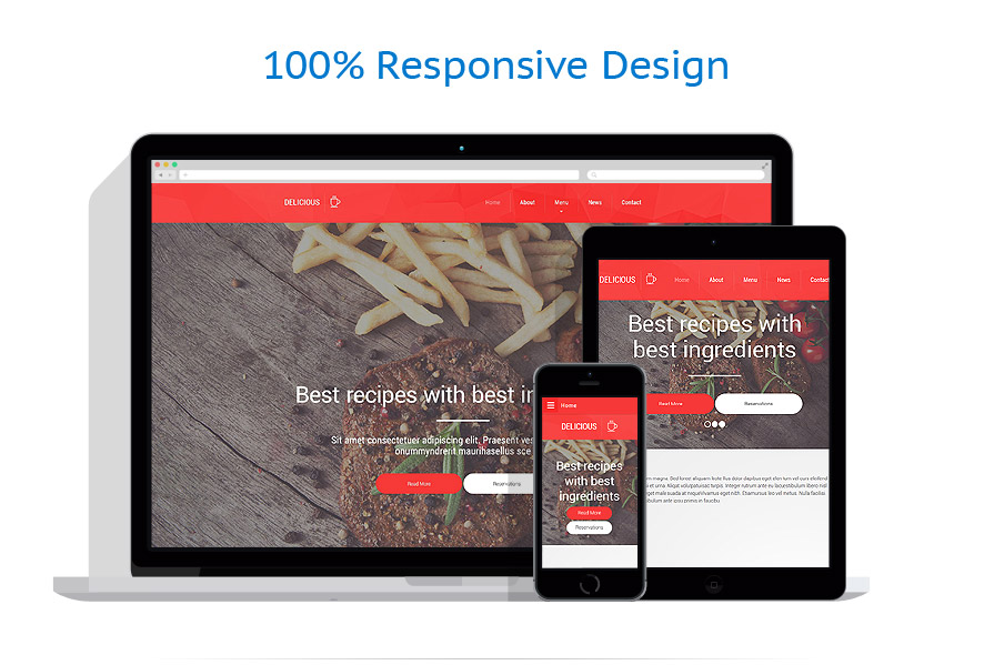 Sablon responsive de | Cafenele & Restaurante
 | ID: 2117