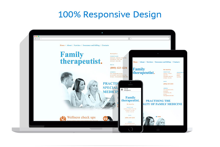 Sablon responsive de | Medical
 | ID: 2130