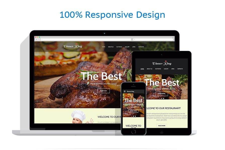 Sablon responsive de | Cafenele & Restaurante
 | ID: 2153