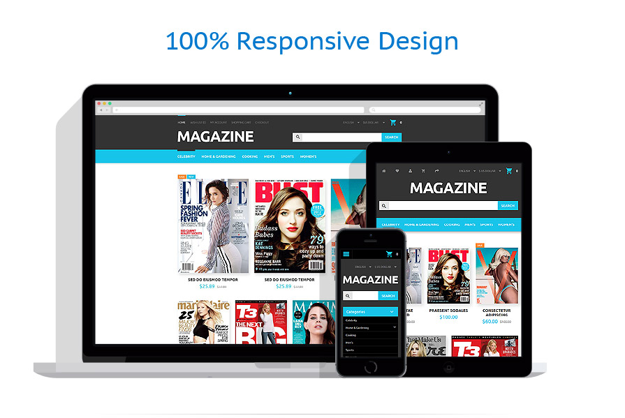 Sablon responsive de | Media
 | ID: 2159