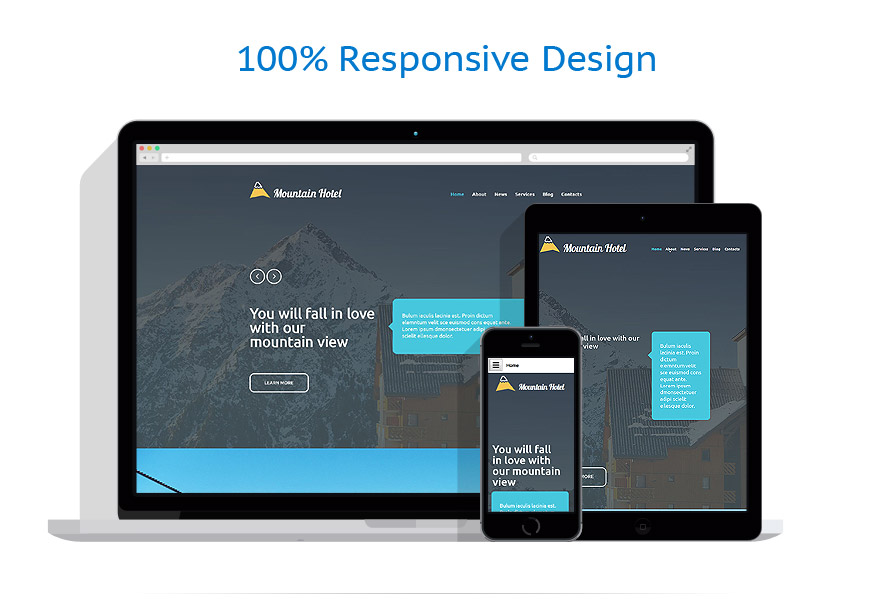 Sablon responsive de | Hoteluri
 | ID: 2175