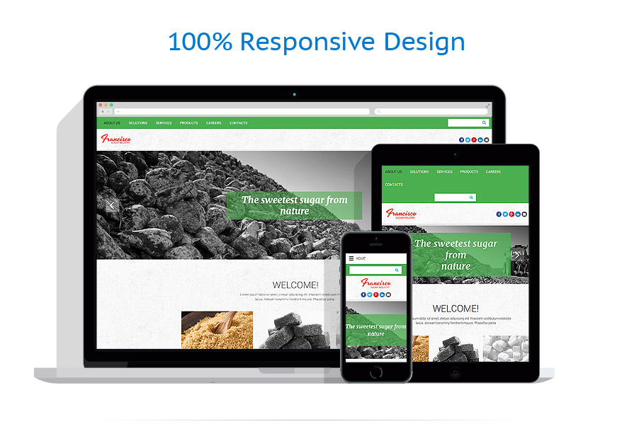 Sablon responsive de | Agricultura
 | ID: 2182