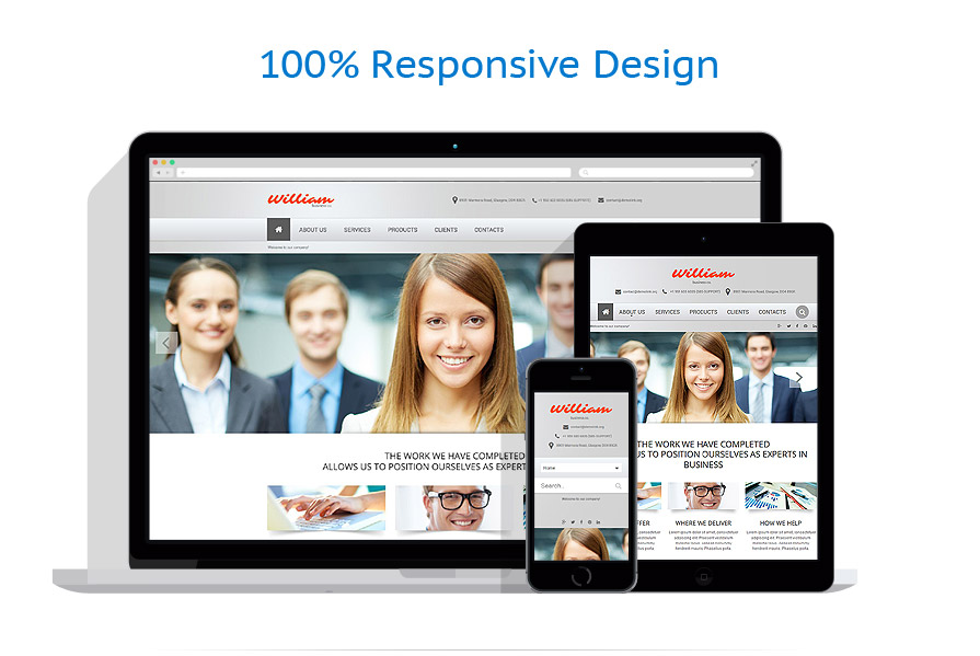 Sablon responsive de | Business
 | ID: 2195