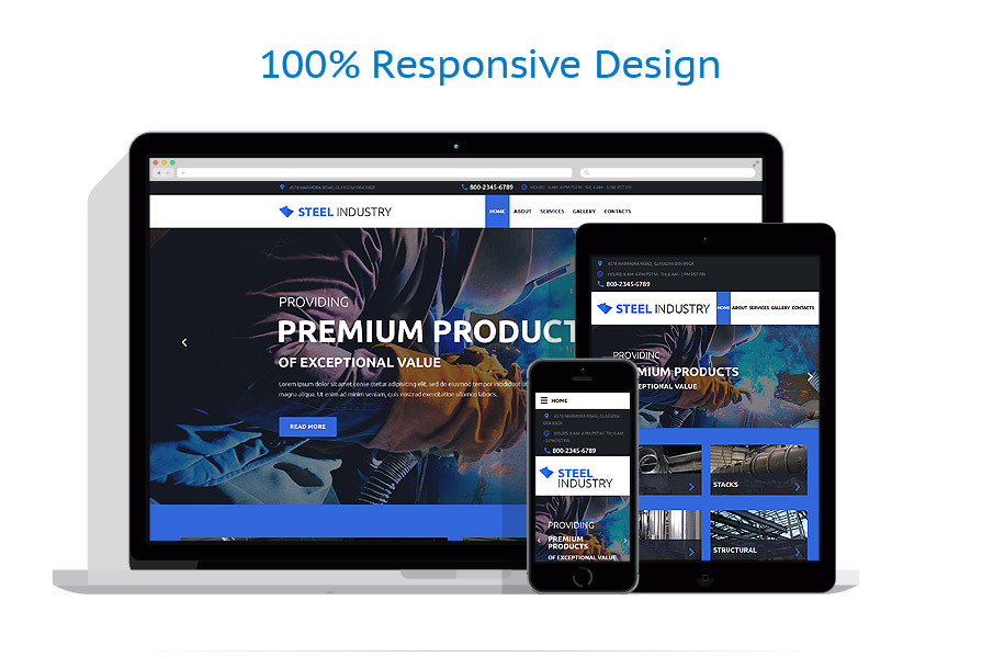 Sablon responsive de | Industrial
 | ID: 2235