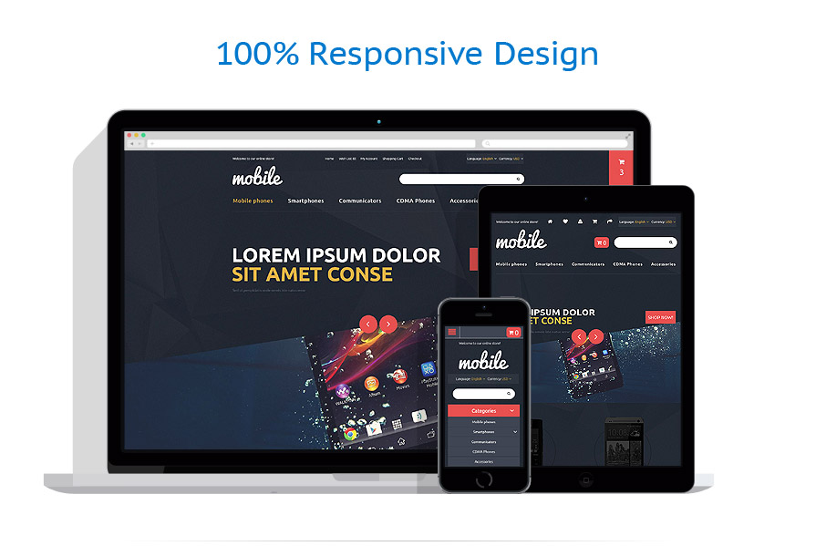 Sablon responsive de | Electronice
 | ID: 2251