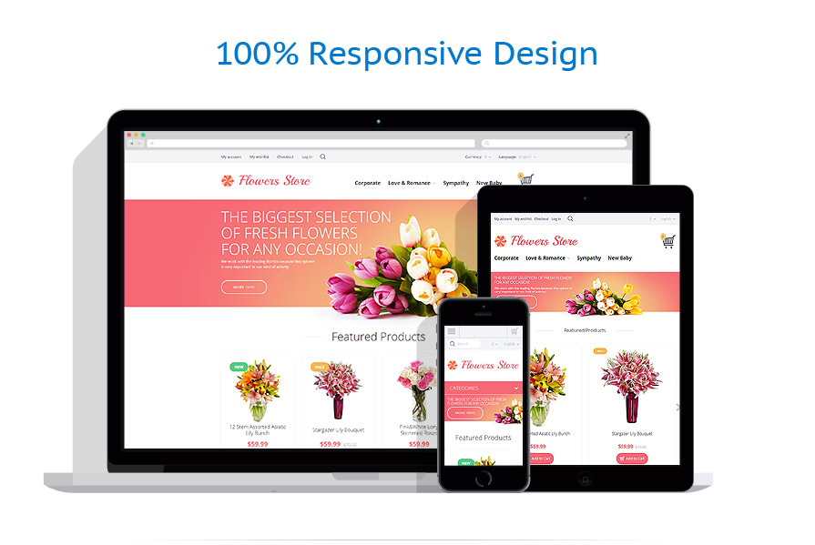 Sablon responsive de | Flori
 | ID: 2285