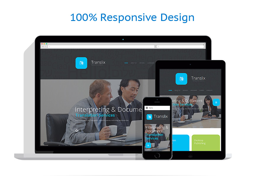 Sablon responsive de | Business
 | ID: 2293