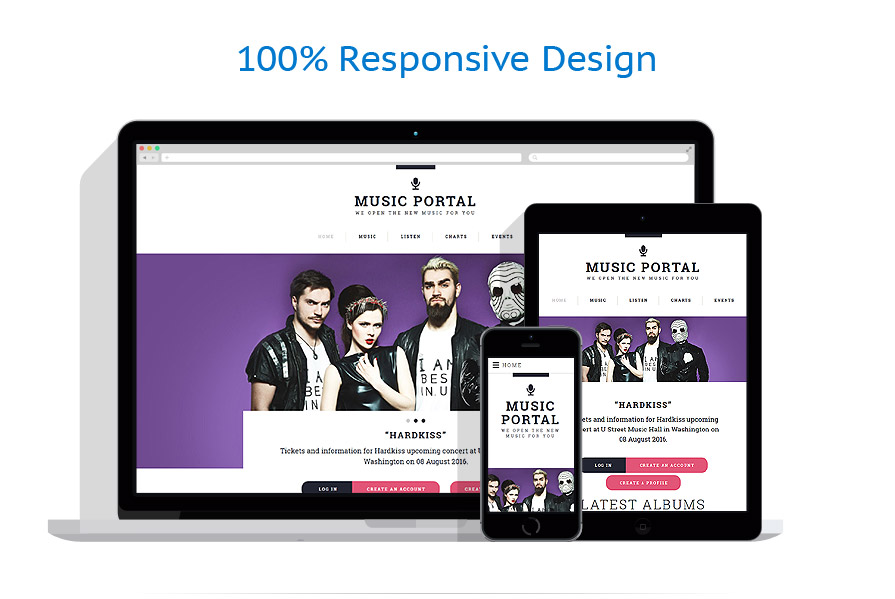 Sablon responsive de | Muzica
 | ID: 2312